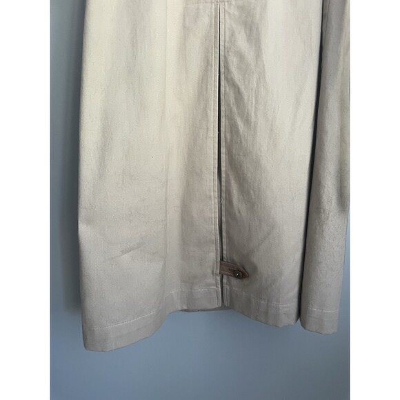 Vtg Belted Trench Coat Duster Women's Size 10 Beige Together Vented Lined - Picture 10 of 16
